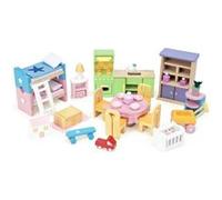 Ensemble de meubles de maison en bois Vert G