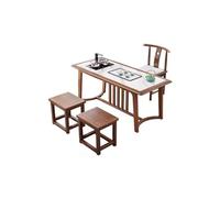 Ensemble de Meubles de Patio Moderne, Ensemble combiné de Table à thé et de Chaise de Balcon en Bois Massif, Petit ménage (100x62x72cm), Idéal pour Balcon, Porche ou Jardin