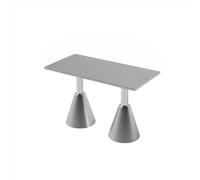 Ensemble De Meubles De Restaurant Industriels Modernes en Acier Inoxydable, Guéridon Carré De Qualité Commerciale avec Canapé en Cuir Noir Et Chaise De Salle À Manger for Café-Bar(F)