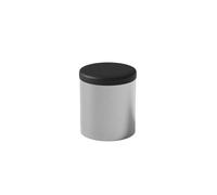 Ensemble De Meubles De Restaurant Moderne en Acier Inoxydable, Banc De Canapé Industriel Double Face avec Siège Rembourré Et Table De Café Ronde Ou Carrée Minimaliste(G)