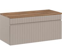 Ensemble de meubles de salle de bain 80 cm avec plan de travail - Finition élégante