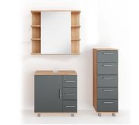 Vicco Meubles bain Ilias, Chêne, 3 parties Chêne G