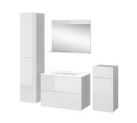 Ensemble de meubles de salle de bain Izan, 5 pièces, Blanc, Vicco