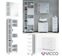 Ensemble de meubles de salle de bain Vicco Ilias blanc - 4 pièces