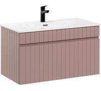 Ensemble de Meubles de Salle de Bains 80Cm Avec Lavabo - Fonctionnel Et Élégant