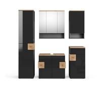 Ensemble de meubles de salle de bains Eden, 5 pièces, Anthracite, Vicco 36926