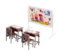 Ensemble de Meubles de Salle de Classe Miniatures à, Puppet