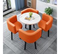 Ensemble de meubles de salle de conférence moderne avec table et chaises élégantes pour bureau, réception et salon, salle à manger. Parfait pour les petits espaces.