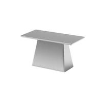 Ensemble De Meubles De Salon Industriels Modernes en Acier Inoxydable, Canapé Bistro Noir Minimaliste avec Dossier Traversin Rose Et Guéridon for Café, Bar, Club Tendance(E)