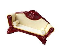 Ensemble de meubles de salon réalistes 1:12 en bois, canapé, fauteuil et table basse, collection de meubles de luxe