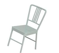 Ensemble de meubles de table miniature en fer pour chaise verte | Ensemble de meubles de table d'extérieur en fer avec un savoir-faire détaillé pour des représentations réalistes en plein air