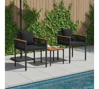 Ensemble de meubles d'extérieur avec coussin Rotin PE jardin Patio vidaXL vidaXL