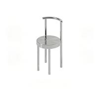 Ensemble De Meubles en Acier Inoxydable for Café, Magasin De Thé Au Lait, Industriel Moderne, Comprenant des Tables en Métal avec Sièges Muraux Et Une Collection(D)