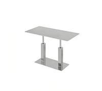 Ensemble De Meubles en Acier Inoxydable for Café, Magasin De Thé Au Lait, Industriel Moderne, Comprenant des Tables en Métal avec Sièges Muraux Et Une Collection(G)