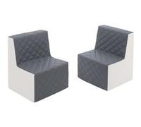 Ensemble de meubles en mousse blanc gris Gris G