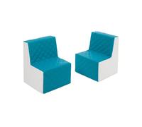 Ensemble de meubles en mousse blanc turquoise Aqua G