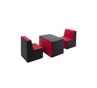 Ensemble de meubles en mousse noir-rouge