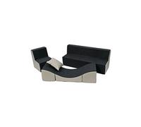 Ensemble de meubles enfant: fauteuil+canapé+ chaise longue gris-beige