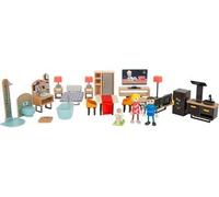 Small Foot 11742 Set de Meubles de poupée Moderne en Bois et Plastique, Accessoires de Maison de poupée pour Enfants à partir de 3 Ans