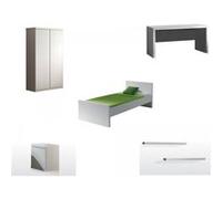 Ensemble de meubles Lara bureau et etageres Vert G