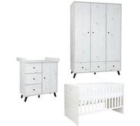 Ensemble de meubles Lit bébé Lavea Blanc G