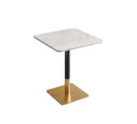 Ensemble de Meubles Modernes for café, Salle d'exposition, Magasin 4S, Magasin de thé au Lait-Marron/Gris/Blanc, Cuir Griffe de Chat, Combinaisons Multiples(60cm Coffee Table)