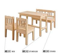 Ensemble de meubles pour enfants 4pcs Ensemble de sièges pour enfants Chaise d'enfant Table d'enfant