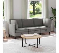 Ensemble de meubles pour le salon avec coussin Tissu Mobilier moderne vidaXL vid