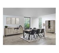 Ensemble de meubles pour salle à manger coloris chêne clair collection NEWTON.