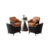 Ensemble de Meubles Salon Modernes en Simili Cuir, Ensemble canapés et chaises du Milieu siècle, canapé 3 Places fauteuils for Le(A-60cm)