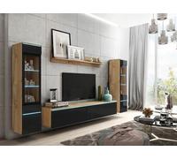 Ensemble de Meubles Slavic Vera II, Ensemble de Meubles TV, 4 Pièces, Mobilier Moderne, Meuble Mural