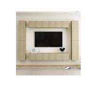 Ensemble de meubles TV 10 pcs Chêne sonoma Bois d'ingénierie3078980