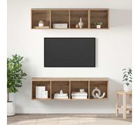 Ensemble de Meubles TV 3 pcs Chêne Sonoma Aggloméré Armoires Murales vidaXL