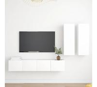 Ensemble de Meubles TV 4 pcs Chêne Sonoma Aggloméré Armoires Murales vidaXL