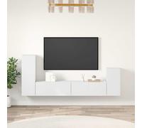Ensemble de Meubles TV 4 pcs Sonoma Gris Bois Ingénierie Divertissement vidaXL