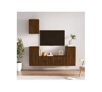 Ensemble de Meubles TV Armoires Salon 5 pcs Sonoma Gris Bois d'Ingénierie vidaX