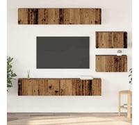 vidaXL Étagères de stockage - Étagère modulable, pour organiser ton salon, meuble mural décoratif rustique.