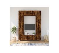Vidaxl Ensemble De Meubles Tv 8 Pcs Chêne Fumé Bois D'ingénierie Marron