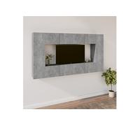 Ensemble meuble TV avec étagère 8 pc Bois d'ingénierie Meuble vidaXL vidaXL