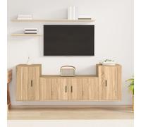 Ensemble de Meubles TV Armoire Télé Intérieur 3 pcs Bois d'Ingénierie vidaXL