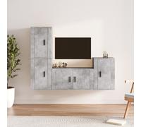 Ensemble de Meubles TV Armoire Télé Intérieur 4 pcs Bois d'Ingénierie vidaXL