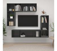 Ensemble de Meubles TV Armoires 4 pcs Chêne Sonoma Bois d'Ingénierie vidaXL