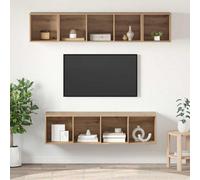 Ensemble de Meubles TV Armoires 4 pcs Chêne Sonoma Bois d'Ingénierie vidaXL