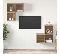 Ensemble de Meubles TV Armoires 4 pcs Chêne Sonoma Bois d'Ingénierie vidaXL