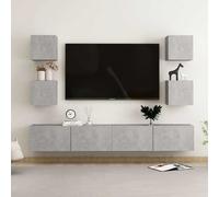 Ensemble de Meubles TV Armoires 6 pcs Chêne Sonoma Bois d'Ingénierie vidaXL