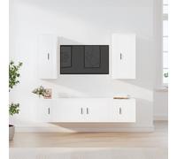 Ensemble de Meubles TV Armoires Salon 5 pcs Blanc Bois d'Ingénierie vidaXL