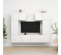 Ensemble de Meubles TV Armoires Salon 6 pcs Gris Béton Bois d'Ingénierie vidaXL