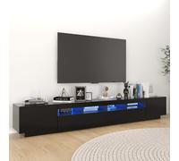Ensemble de Meubles TV et Lumières LED 3 pcs Sonoma Gris Divertissement vidaXL