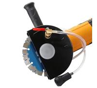 Ensemble de meuleuse d'angle 120x43mm, Base Machine découpe d'eau avec carénage protection, couvercle, collecte poussière pompe sécurité