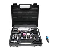 Ensemble de meuleuse pneumatique 6,35 mm 22 000 tr/min pour meulage, polissage, coupe avec étui de rangement